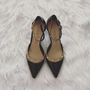 Sole Society Studded Mule Heels